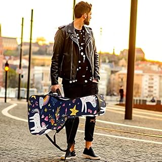 Housse de transport étanche pour guitare avec bandoulière réglable – Marbre noir et blanc, Multicolore 10., 42.9×16.9×4… - Les Beatles, Paul McCartney, John Lennon, RIngo Starr, George Harrison Housse de transport étanche pour guitare avec bandoulière réglable - Marbre noir et blanc, Multicolore 10., 42.9x16.9x4… – Image 6