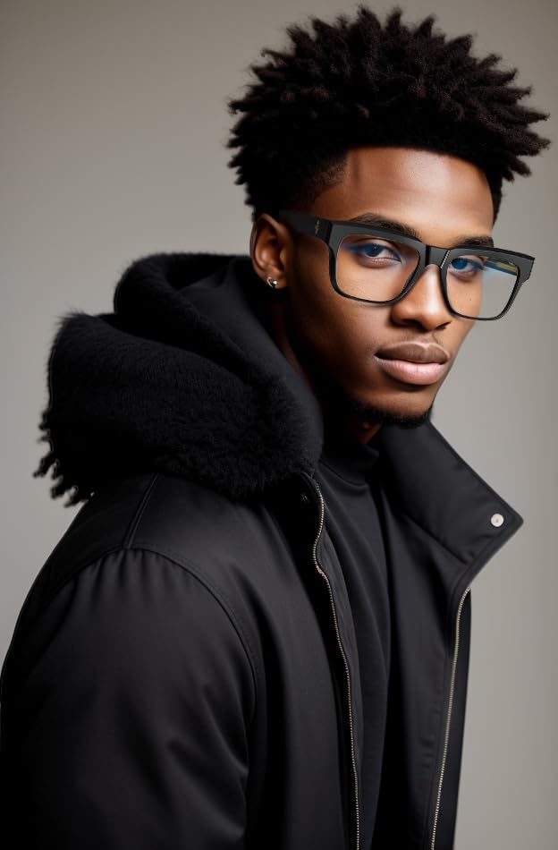 VISOONE TR90 Square Blue Light Blocking Glasses Fashion Computer Eyewear for Women and Men RANDI - Image 2