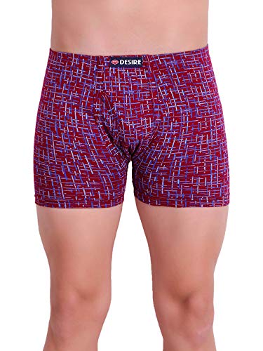 Image of T.T. Pure Cotton Printed Trunks for Men | Regular Fit | Snug Fit | Long Trunks | Inner Elastic | Soft and Comfortable |Assorted Prints| Pack of 3