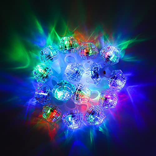 Daokey Flashing Led Light Up Rings Toys, Colorful Blinking Bumpy Rings For Birthday Bachelorette Bridal Shower Gatsby Party Favors, Clear Case 12 Pack #TOP2