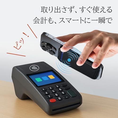 スマート良品 Mag-Safe対応 3in1カードケース スマホスタンド付き 多角度調整 iPhone 17 16 15 14 13 12用 財布 定期券 ICカード収納 最大4枚 薄型 耐久性 プレゼント最適 (F2 ブラウン)