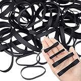 Black Rubber Bands Heavy Duty Rubber Bands Tactical Thick Rubber Band Wide Strong Rubber Bands Assorted Size for Hiking Backpacking Survival Industrial Supplies (60, 2 In, 3 In)