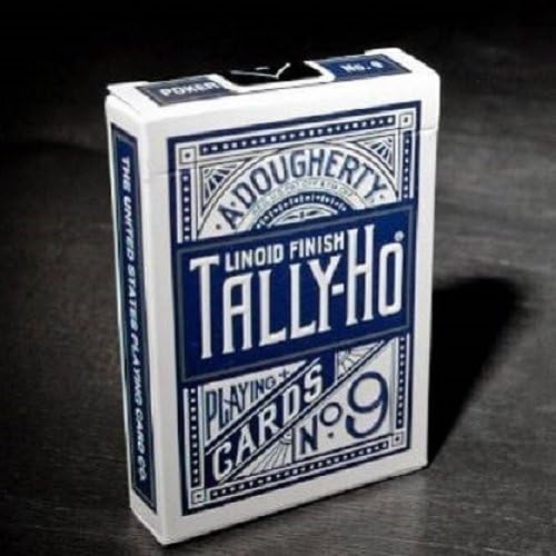 1 Deck of No 9 (BLUE) Circle Back Standard Playing Cards