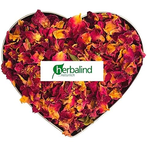 Herbalind 100 g Natur Premium Rosenblätter rot Rosenblüten getrocknet Cover