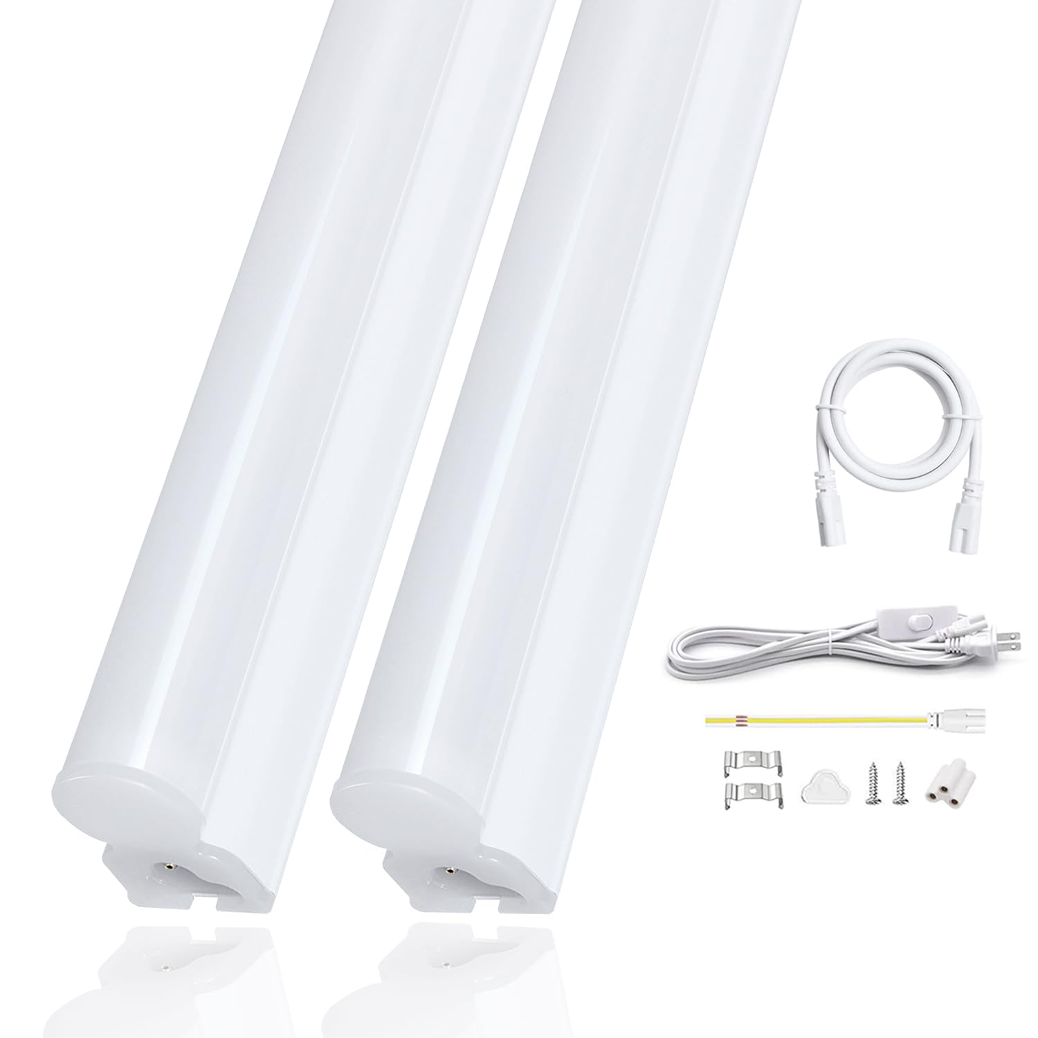 Amazon | 高効率照明 LED蛍光灯 器具一体式 40W型 T5直管 120cm 昼