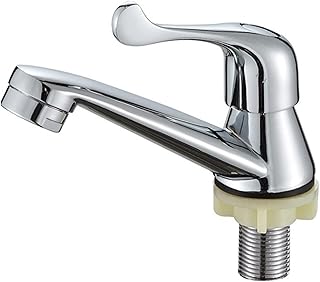 Basin Taps Zinc Alloy Bathroom Sink Taps Single Cold Water Faucet for Kitchen Bathroom Toilet Bathtub Washroom