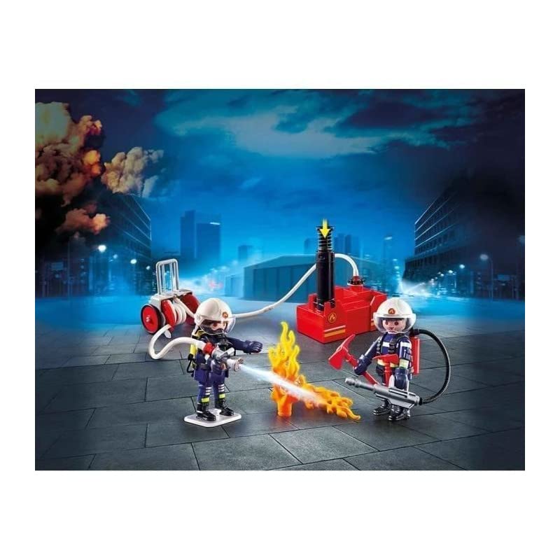PLAYMOBIL City Action 9468 Feuerwehrmänner mit Löschpumpe, Ab 5 Jahren – Ansicht 2