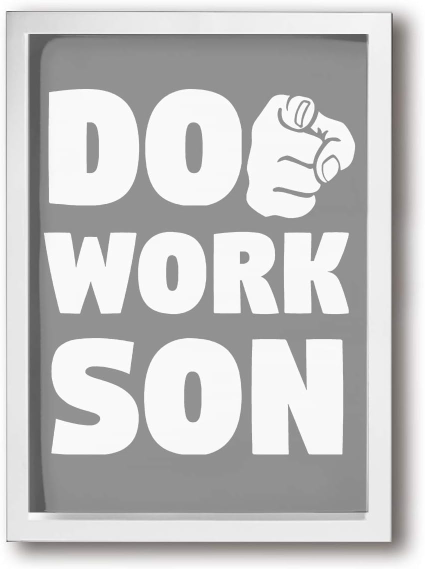 B.L.KLEEN Hand Painted Do Work Son Oil Paintings Modern Decoration Print Stretched And Framed Canvas Wall Art Ready To Hang For Living Room Bedroom Decoration