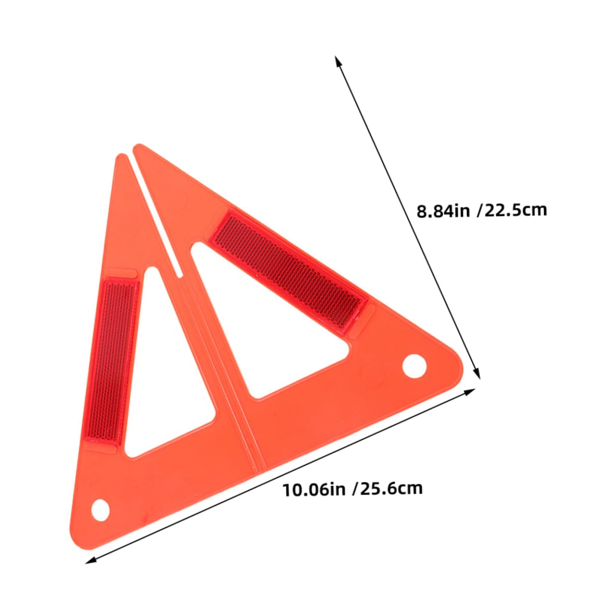 Cabilock 5pezzi Triangolo di Segnalazione per Auto Riflettente Triangolo di Emergenza per Veicoli Accessorio di Sicurezza Stradale Pieghevole Segnale di Avvertimento per Guida Notturna e Co