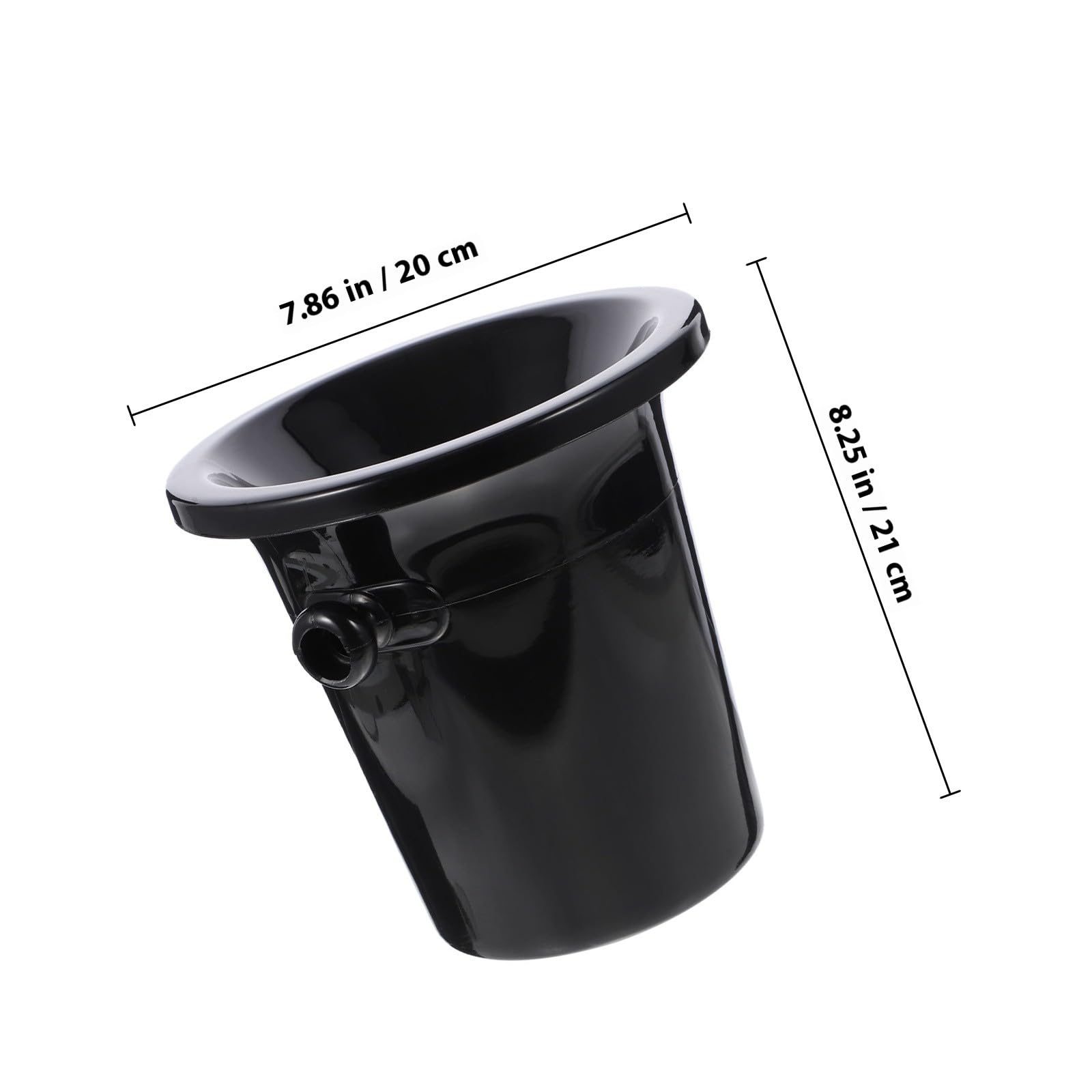 SHINEOFI Sputacchiera per Degustazione di Bevande Alcoliche in Plastica, Secchiello Ghiaccio Doppio Orecchio, 3 Pezzi, per Serate e Bar