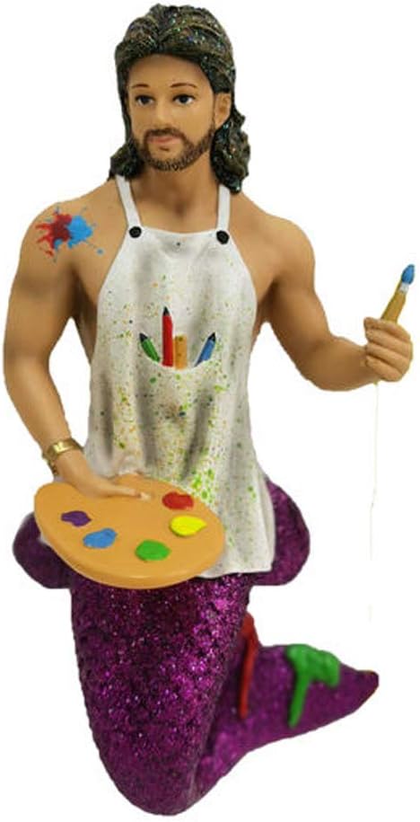 Merman christmas bear