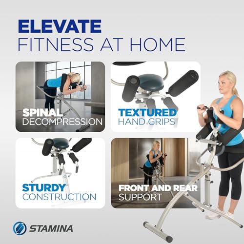 Stamina InLine Traction Control System, Back Pain Relief & Spine Decompression Machine - Stretching and Exercise Equipment for Home and Gym Workout - Portable Lower Body Fitness Stretcher by Stamina - Image 3