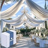 Cortinas de techo con telón de fondo blanco de 40...