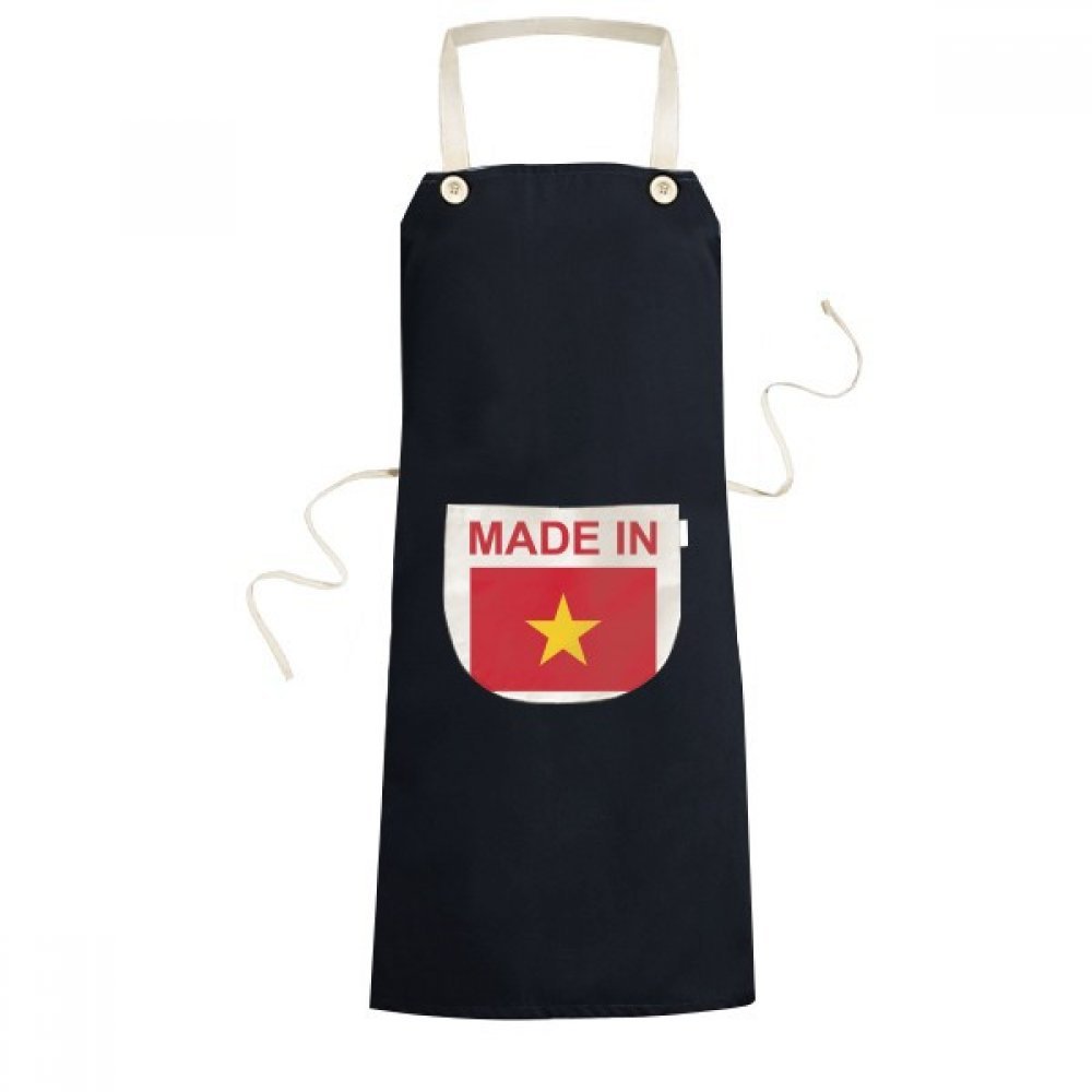 Tablier cuisine réglable noir fini les taches sur les vêtements