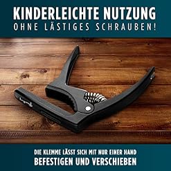 PASCHAR® Capodastre – Accessoire Guitare Pratique – Capo Guitar – 3 Médiators – Emballé dans une pochette en velours - Les Beatles, Paul McCartney, John Lennon, RIngo Starr, George Harrison PASCHAR® Capodastre - Accessoire Guitare Pratique - Capo Guitar - 3 Médiators - Emballé dans une pochette en velours – Image 6