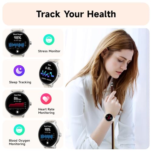 Smart Watch for Men Women, Bluetooth Calling, 1.27" HD Touchscreen Fitness Tracker, 100+ Sports Modes, AI Built-in, Heart Rate/Sleep/Step/SpO2 Monitor, IP68 Waterproof, Smartwatch for Android iPhone - Image 5