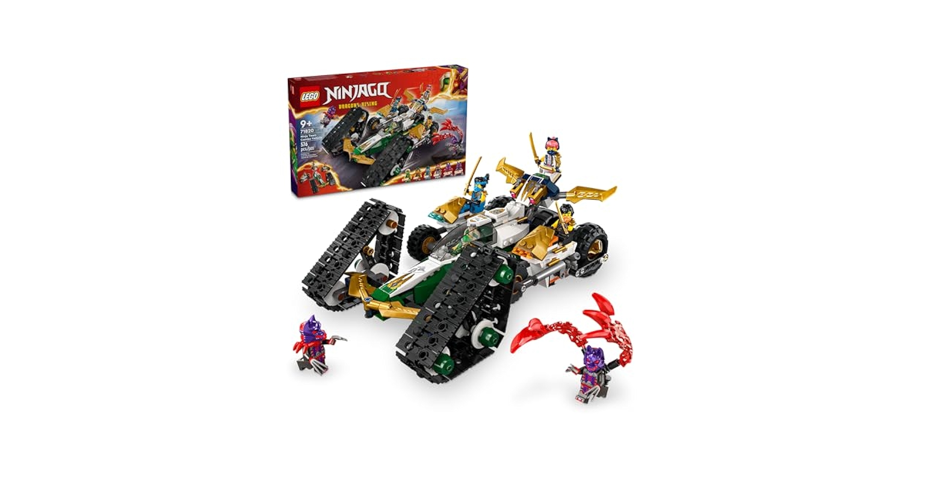 レゴ風　ウォークセット Amazon.com: LEGO NINJAGO Ninja Team Combo Vehicle, 4 in 1