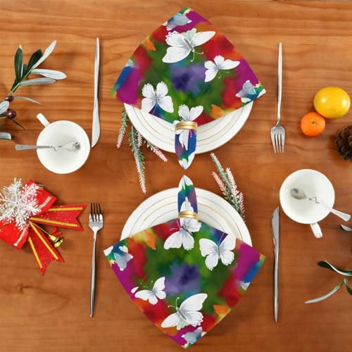 Servilletas de Tela Multicolores Pack x6 20x20 in miniatura 5
