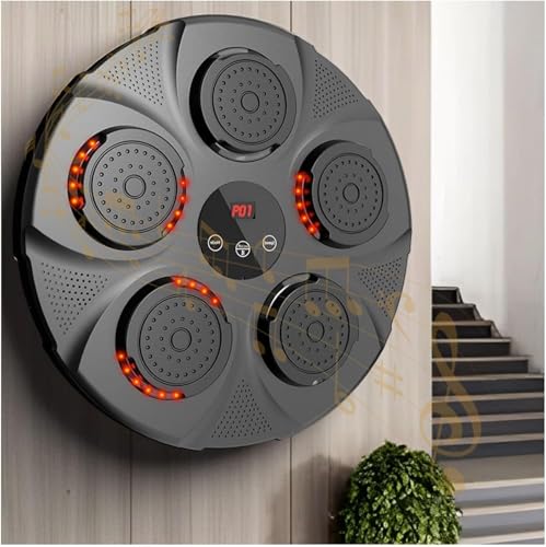 Image of Drumstone 𝟏𝟓 𝐘𝐄𝐀𝐑 𝐆𝐔𝐀𝐑𝐀𝐍𝐓𝐄 Wall-Mounted Smart Bluetooth Music Boxing Trainer - Touchscreen Display, Home & Gym Punching Machine (𝐆𝐫𝐞𝐚𝐭 𝐈𝐧𝐝𝐢𝐚𝐧 𝐅𝐞𝐬𝐭𝐢𝐯𝐚𝐥 𝐃𝐞𝐚𝐥)