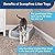 PetSafe ScoopFree Ultra Self-Cleaning Litter Box for Cats, Automatic Cat Litter Tray & ScoopFree Replacement Crystal Cat Litter Tray, Self-Cleaning Automatic Cat Litter Box Tray Refills (3-Pack)