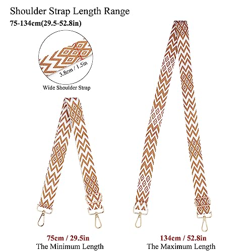 Image of Long Keeper Wide Purse Strap - Adjustable Shoulder Strap Crossbody Handbag Replacement Bag Strap Guitar Straps