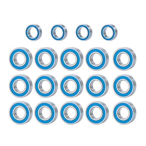 Rodamientos de bolas rc modificadas 19PCS kit para coche Crawler Rustler y Slash VXL 1/10
