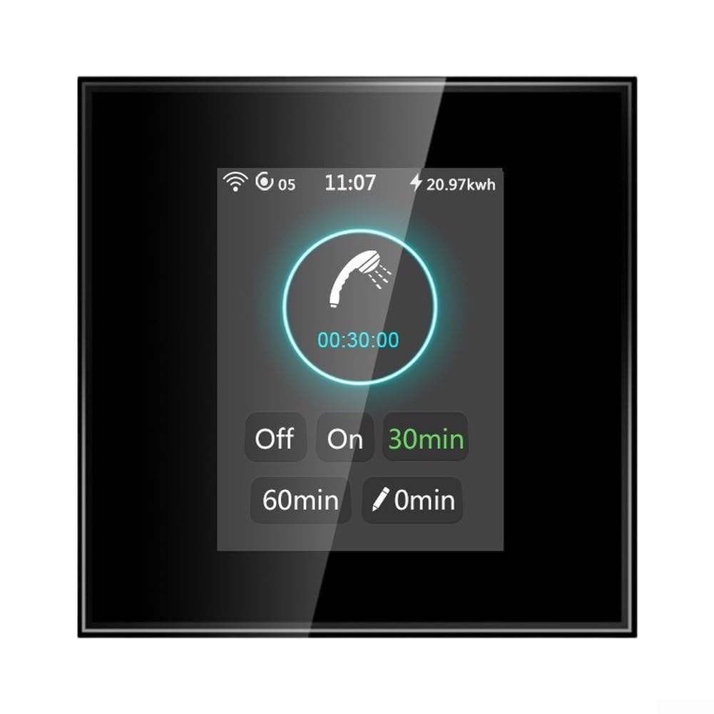 Interruptor para inteligente para calentador 20A App para tuya(White WiFi)