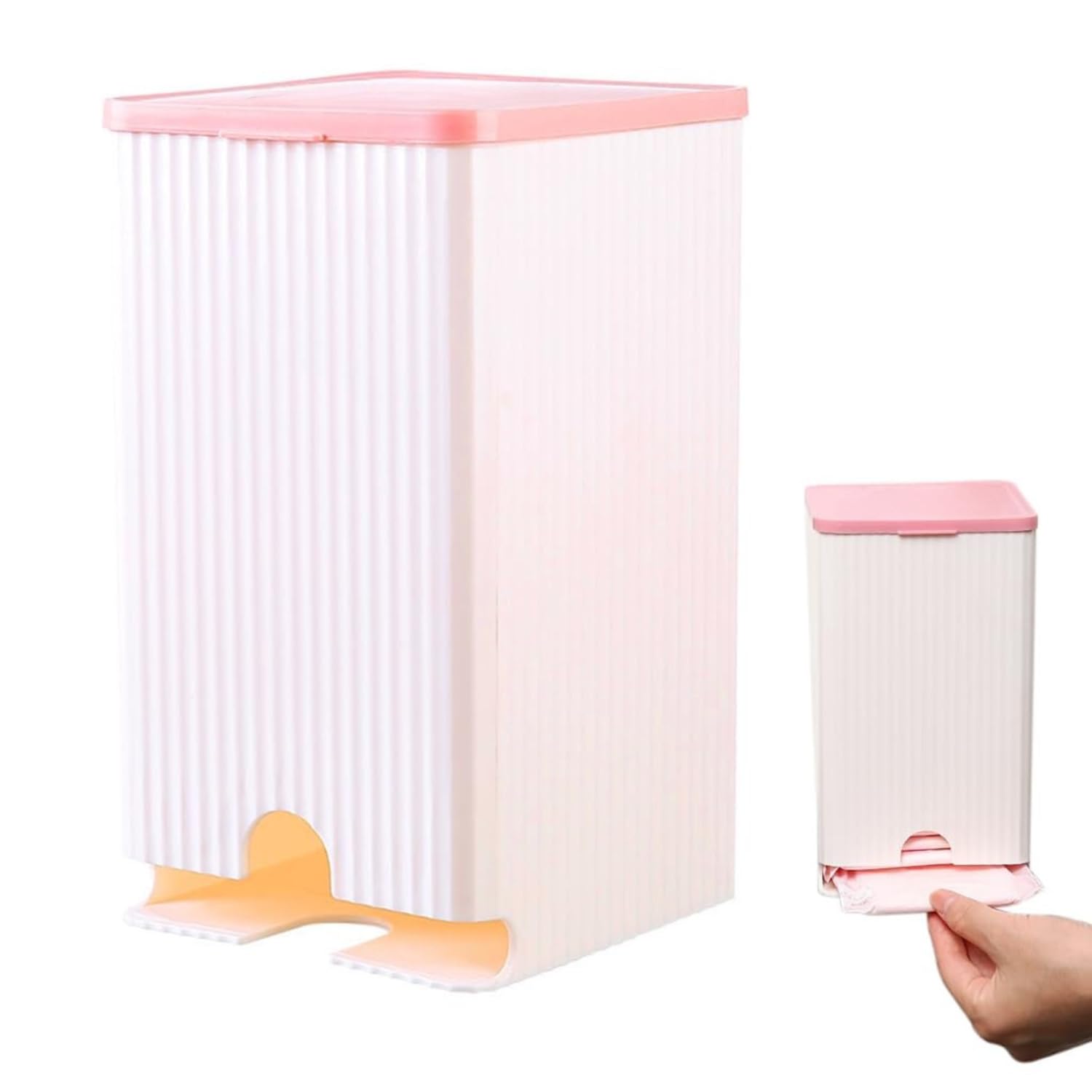 Aannie Sanitary Pads Dispenser for 25-30 Pads - Wall-Mounted Box Napkin Holder, Toilet Sanitary Pads Holder, Dustproof Waterproof Sanitary Pads Wall Holder Bathroom Sanitary Pads Bathroom Organizer-image-6