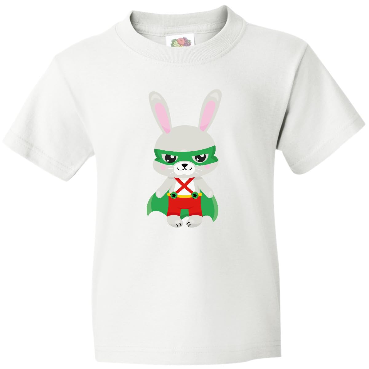 inktastic Superhero Bunny, Cute Bunny, Rabbit, Mask, Cape Youth T-Shirt