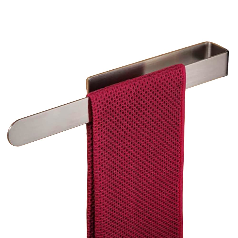 304 Stainless Steel Towel Bar | Brushed Finish | Self-Adhesive Towel Rack (14.5 inch)