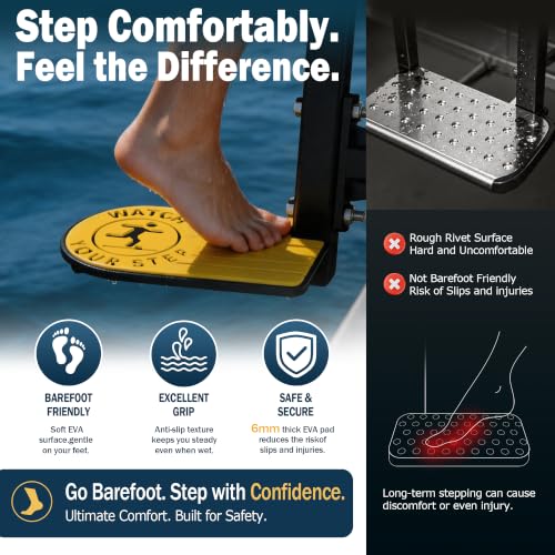 MILBOPAX Heavy-Duty 4-Step Trailer Steps