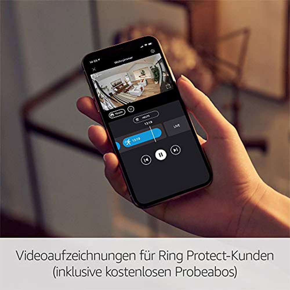 Ring Außenkamera Akku (Stick Up Cam) | Überwachungskamera aussen mit 1080p-HD-Video, WLAN, witterungsbeständig, geeignet für Haus & Grundstück, Alexa-kompatible Sicherheitskamera | 2 Kameras