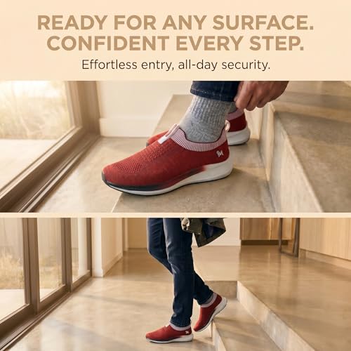 Image of Neeman's Grip Fit Slip Ons for Men | Casual Shoes for Men | Lightweight & Comfortable | Trendy Stylish EVA Sole Shoes | Flexible, Breathable Walking Shoes for Men