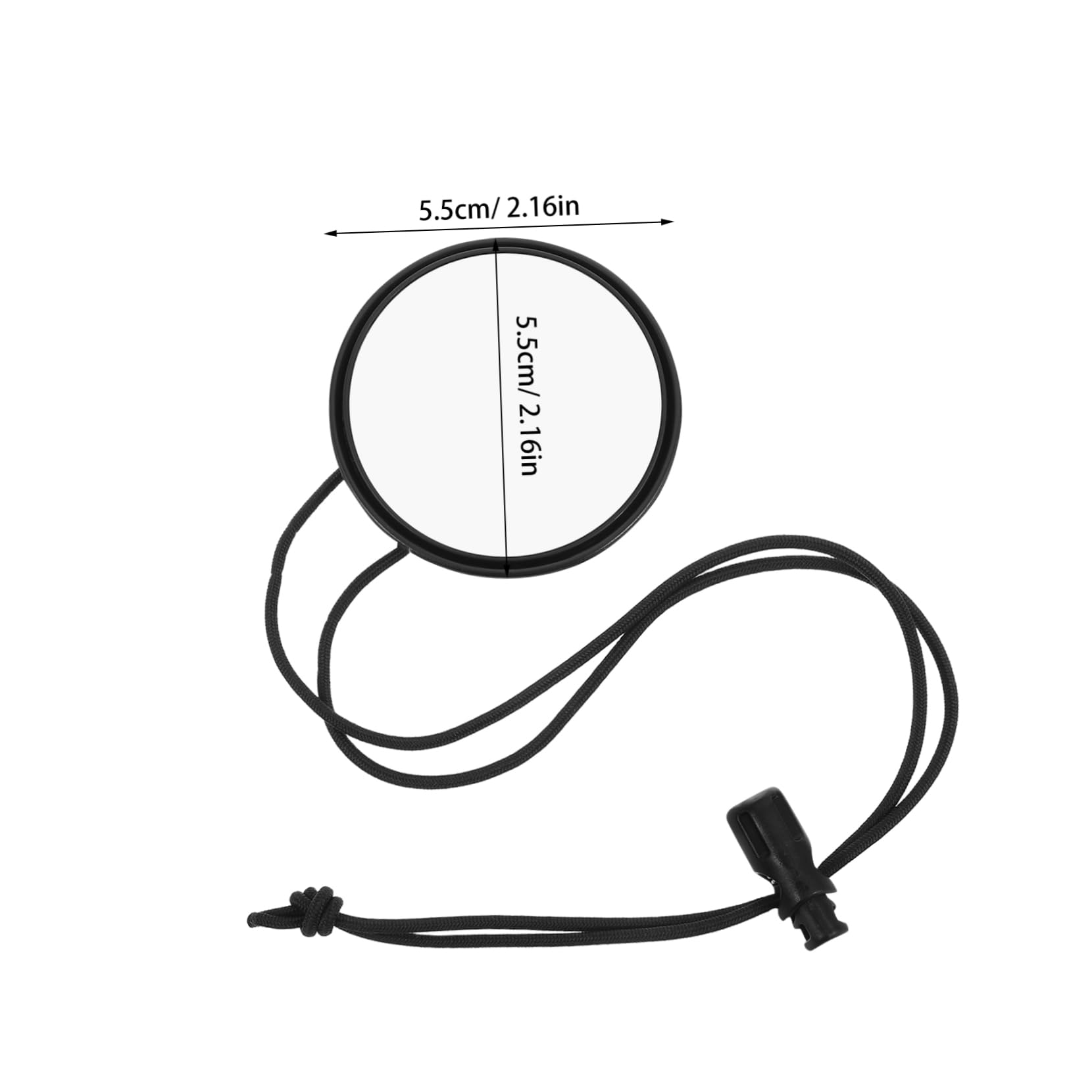 BESTonZON Adjustable Strap Dive Mirror Outdoor Signal Mirror Rear View for Scuba Diving Survival Swimming