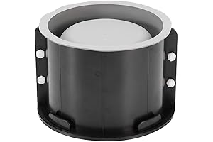 Concrete Flower Pot Silicone Molds, 5x6inch Round Planter Mold for Succulent Bonsai Decorating