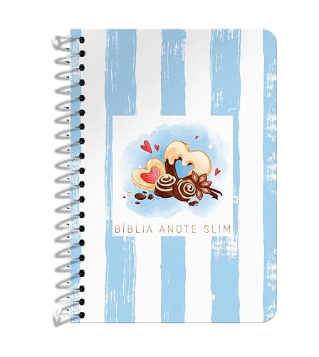 Bíblia Anote NVT Slim espiral - Chocolate: Série Slim