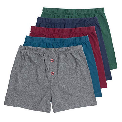 Lucky & Me Boys Underwear, Boxers Style 100% Cotton, Noah 5 Pack Deep Multicolor 6 Years #TOP15