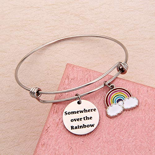 Image of SEIRAA Rainbow Bracelet Inspired Bangle Rainbow Gift (rainbow bracelet)
