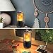 Outdoor LED Bluetooth Speakers Camping Tent Speaker light Portable Waterproof IP65 Flame Table Lamp Torch Atmosphere Camping Indoor Portable Stereo Warm Night Lights for Home, Desktop, Camping, Travel