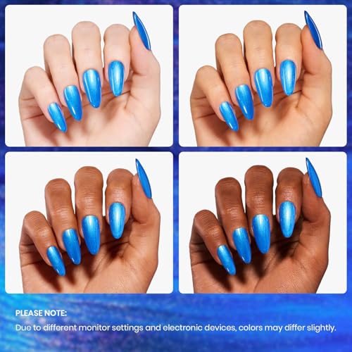 Image of beetles Gel Polish Navy Blue Gel Nail Polish 0.51OZ Dark Blue Nail Art Manicure Salon DIY at Home UV LED Needed Gifts for Women Mystic Sea