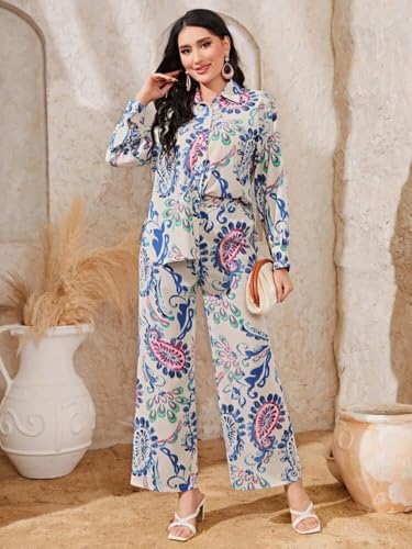 Image of DHRUVI TRENDZ Paisley Printed Kurta-Set for Women - Viscose Rayon Printed Kurta & Straight Pant | Festive Ethnic Indian Traditional Outfit for Functions & Puja | Lightweight Two Piece Dress for Beach & Holiday Look