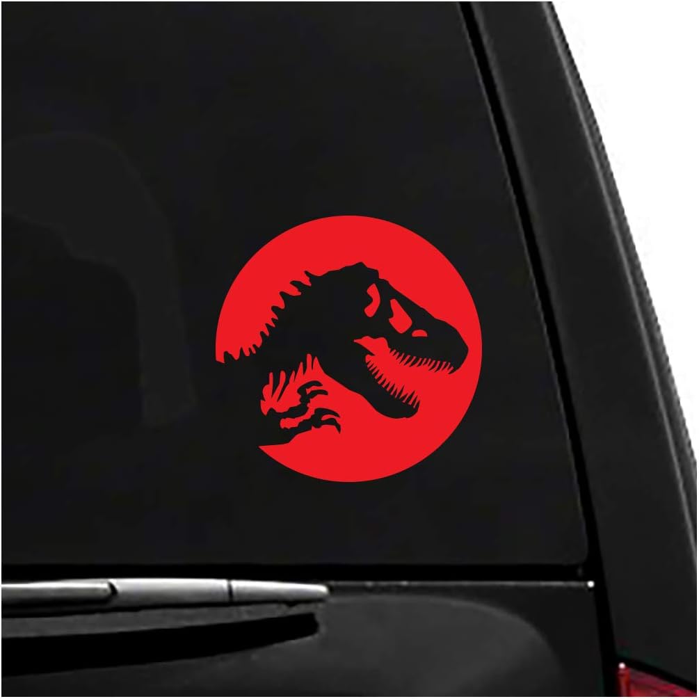 Jurassic T-rex RED - Vinyl Vehicle Sticker