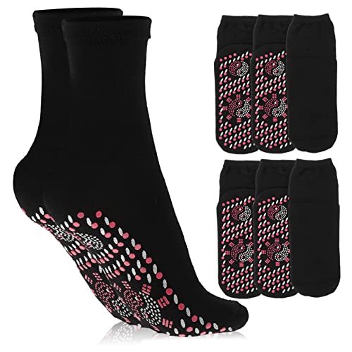 BIUDECO 4Pares Calcetines Térmicos Calentados Hombres y Mujeres Paquete de Cómodo y Transpirable y Actividades