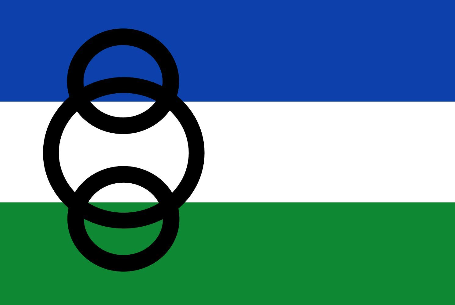 Drapeau Oosterbroek grand format pavillon ancienne commune vlag