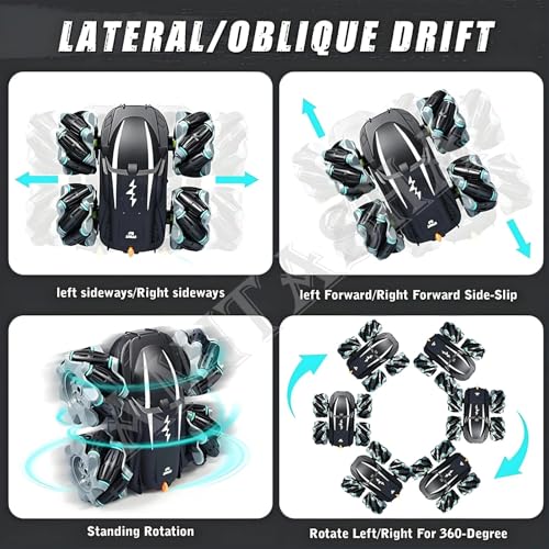 Image of SUPER TOY Dual Sided Remote Control Car for Boys 4x4 Rechargeable 360 Drift Stunt Car for Kids Double Side 4WD High-Speed Climbing Vehicle RC Cars