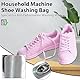 2Pcs Schuhe Waschbeutel Sneaker, Schuhe Für Waschmaschine, 39 * 19cm, Schuhwaschbeutel, Wiederverwendbarer Waschbeutel, Mit Reißverschluss Schuhe Wäschesack, Netzschuhe Wäschesack für Sneaker(grau)