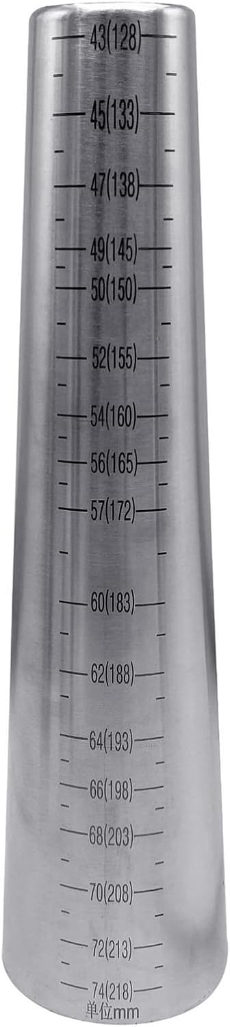 Bracelet Mandrel Sizer Metal Bangle Sizing Tool Round/Oval Easy to Use for Jewelry Makers and Repairers Gold/Silver