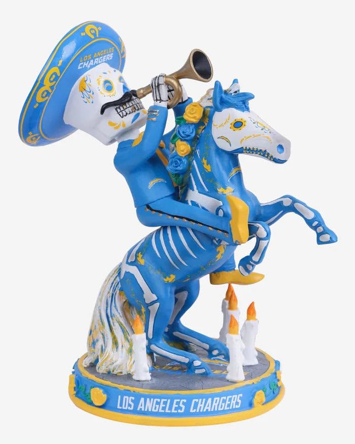 Los Angeles Chargers Calavera Bobblehead NFL Football