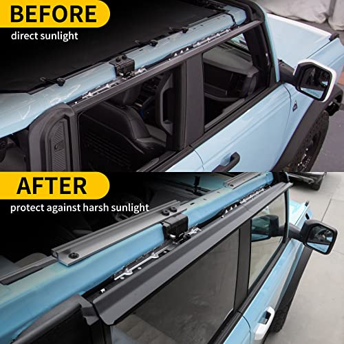 Maxzina Fit 2021 2022 2023 Ford Bronco Rain Guards Side Window