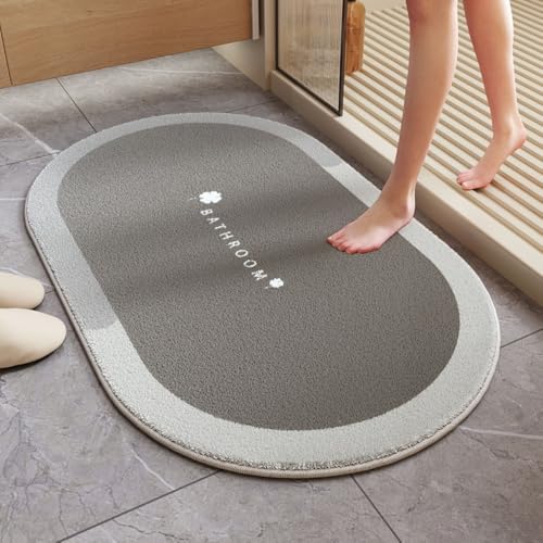 Lamantt���փ}�b�g ����~�� �z�� ���� �􂦂� �D���Ƃ� �ԕ� �ȉ~�` 40×60cm �X�^�C�� 6 �����O���p �ƒ�p/�Ɩ��p �L�b�`��/�o�X���[�� �o�X�}�b�g ���@���}�b�g �V���v�� ���킢�� (7,40x60cm)